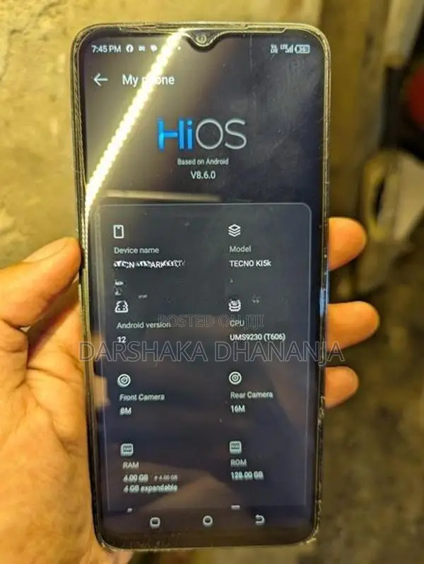 Tecno Spark 10c (Used)