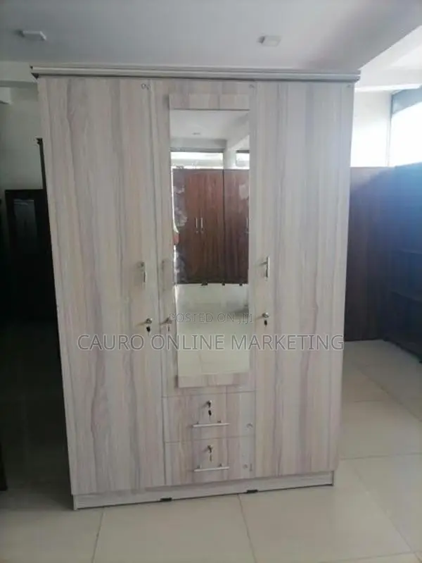 New Ash Colour 3 Door Cupboard 6*4 Ft