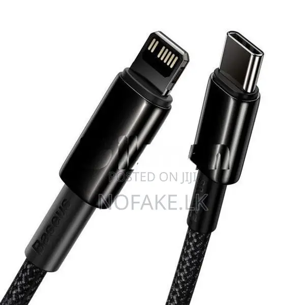 Baseus Tungsten Gold 20W USB-C to Lightning iPhone Fast Charge Cable