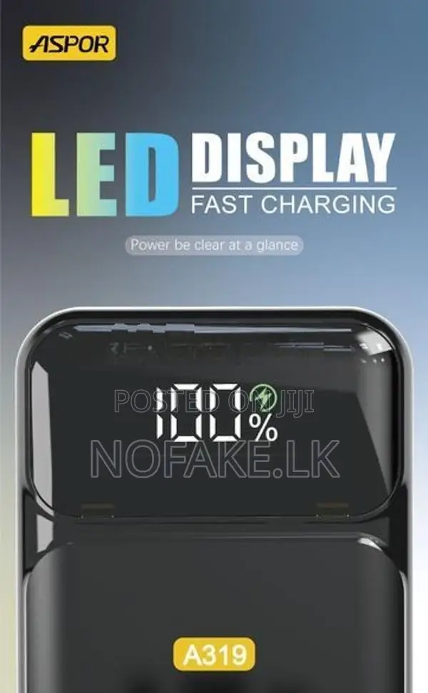 ASPOR 22.5W 20W 50000mAh in Built Cables Power bank
