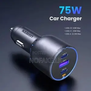 UGreen 24W 30W 75W Fast Charger Car Adapter