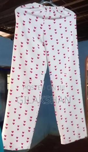 White Red Heart Print Co Set