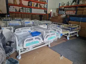 Four-Function Manual Bed with Lateral Tilt and Sanitary Functionality