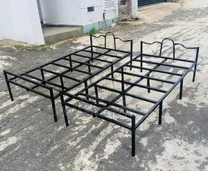 Steel single beds