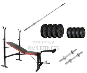 Brand New Weight Bench with full set /Weight -J1
