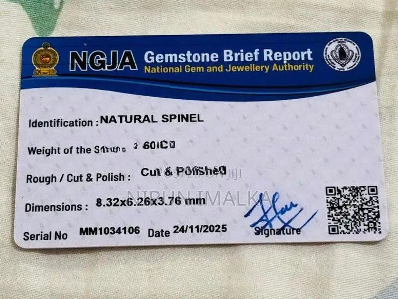 Natural Spinnel Gem