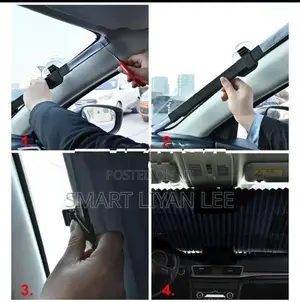 Car Sun Shade Protects Heat Reducer in The Wind Shield
