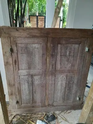 Old Door with Windows