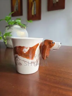 Charming 3D Dog Ceramic Mugs