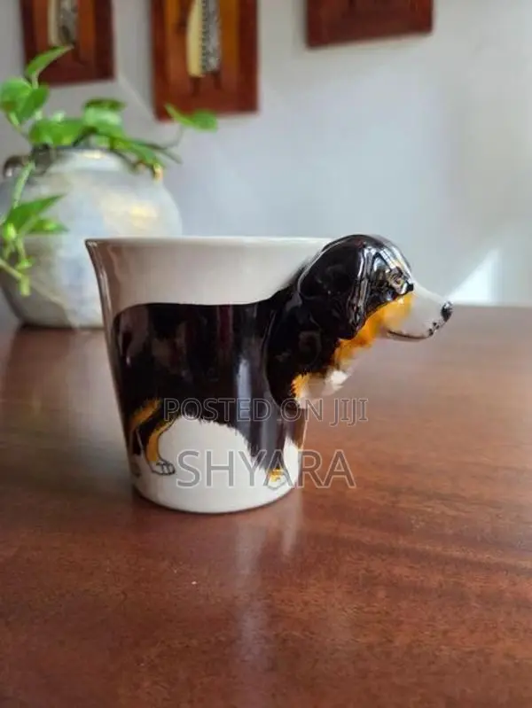 Charming 3D Dog Ceramic Mugs