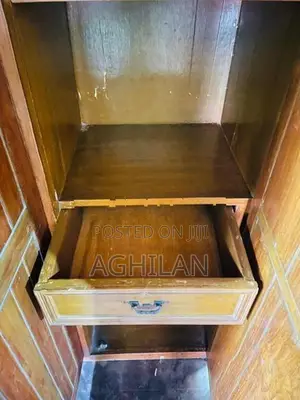 3-Door Wooden Wardrobe
