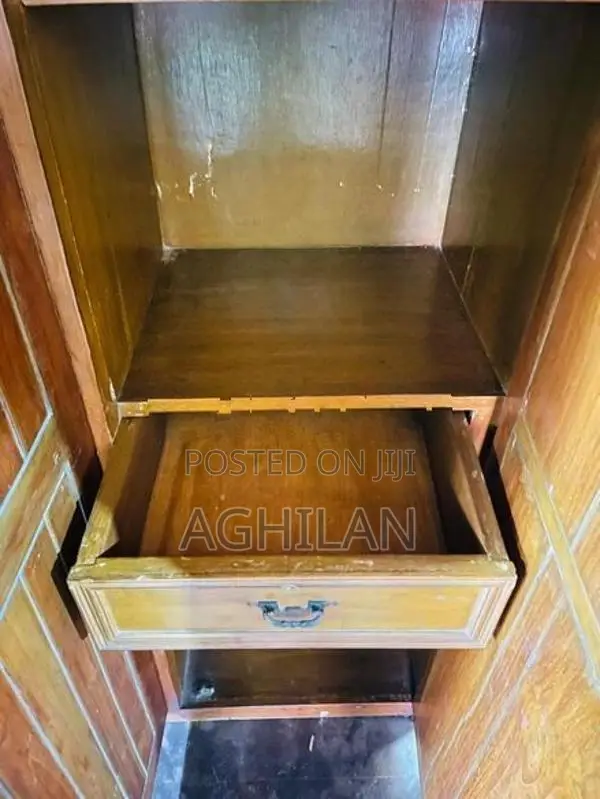 3-Door Wooden Wardrobe