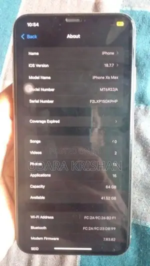 Apple iPhone XS Max (Used)