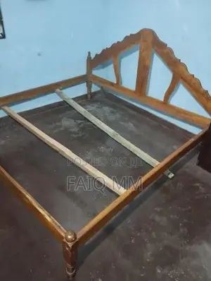 Solid Wood Double Bed Frame