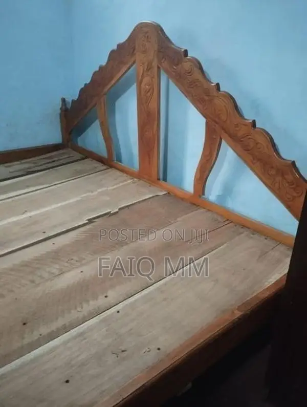 Solid Wood Double Bed Frame