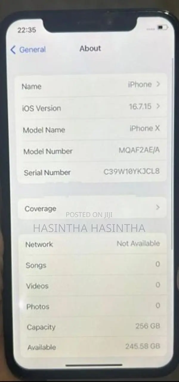 Apple iPhone X (Used)
