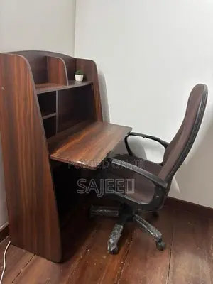 Used Computer Table with Chair