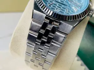 Anniversary Special – Rolex Land-Dweller Ice Blue Honeycomb Mens Watch