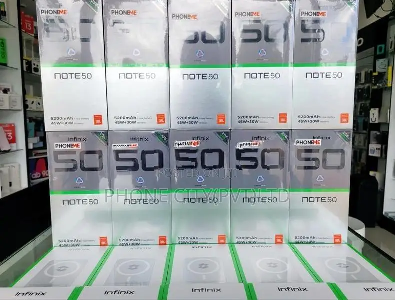 Infinix Note 50 256GB Black (Brand New)