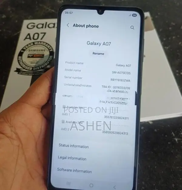 Samsung Galaxy A07 A 07 (Brand New)