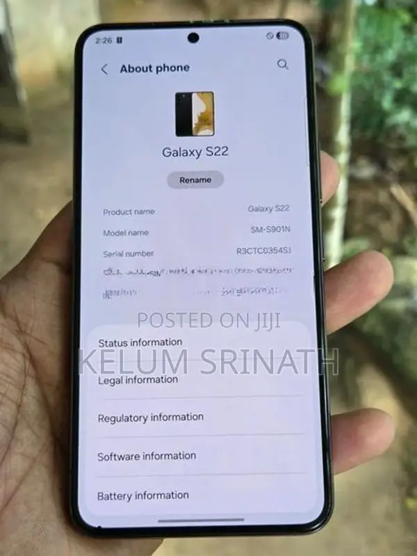 Samsung Galaxy S22 (Used)