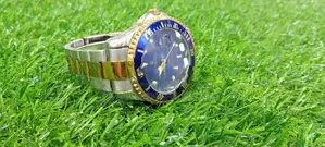 Rolex Silver Gold Hand Watch