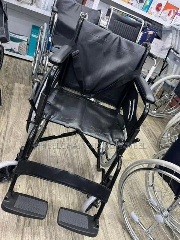 Powder Coated Wheelchair with Safety Belt