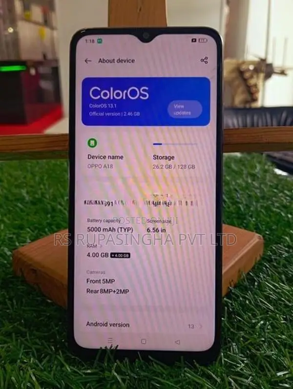 Oppo A18 4GB 128GB (Used)
