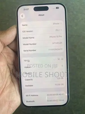 Apple iPhone 15 Pro 128GB (Used)