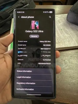Samsung Galaxy S22 Ultra (Used)
