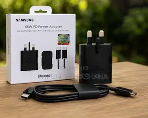45W Samsung Fast Charger with Cable