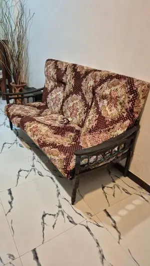 Antique Sofa Set with Cushions