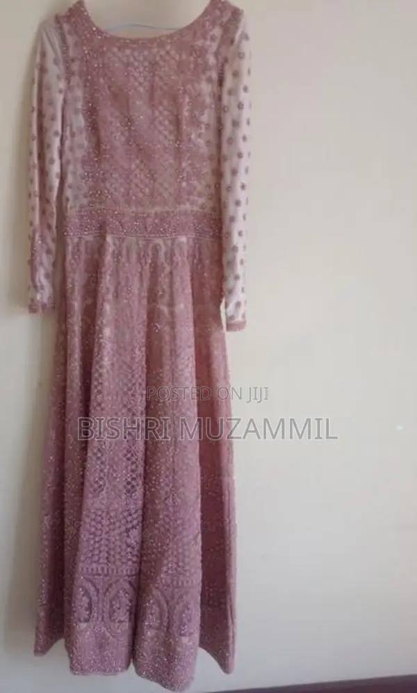 Dusty Rose Gown with Dupatta
