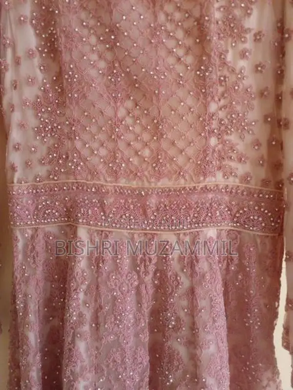 Dusty Rose Gown with Dupatta
