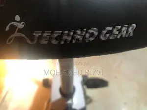 White Stationary Exercise Bike