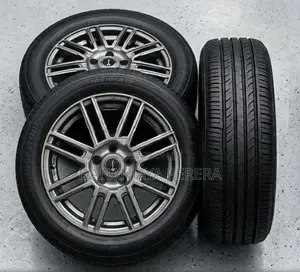 15-Inch 185/65R15 Gunmetal Alloy Wheels with Tires