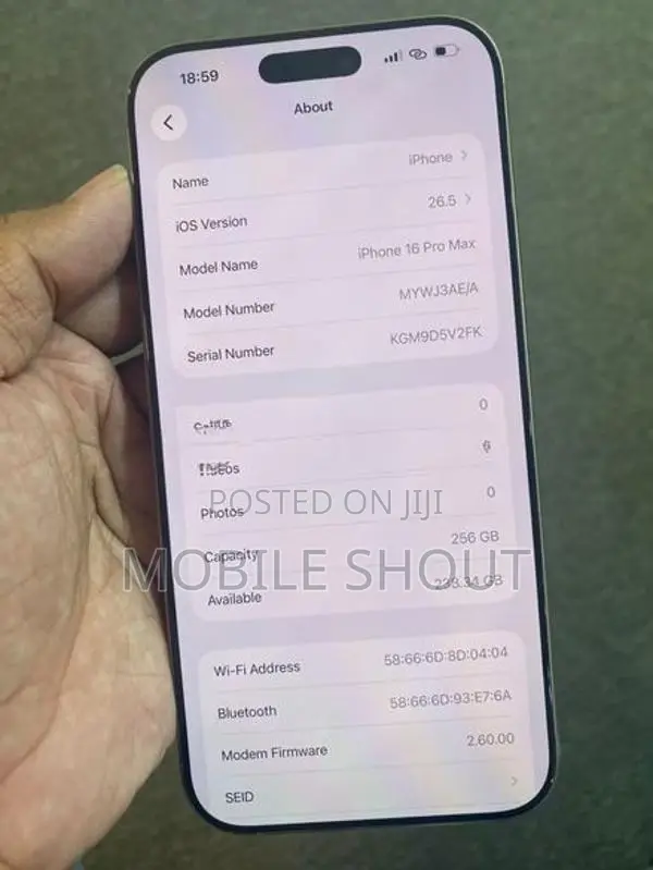 Apple iPhone 16 Pro Max (Used)