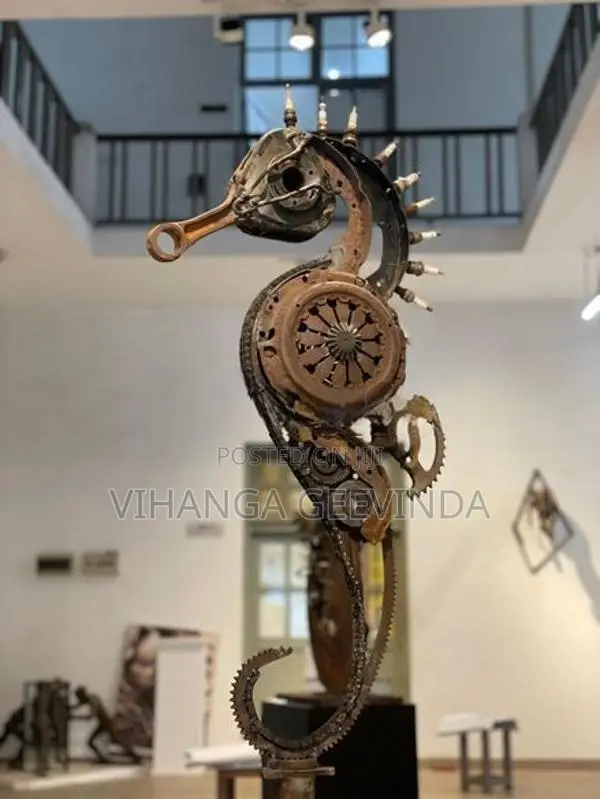 Antique The Sea Horse Sculpture
