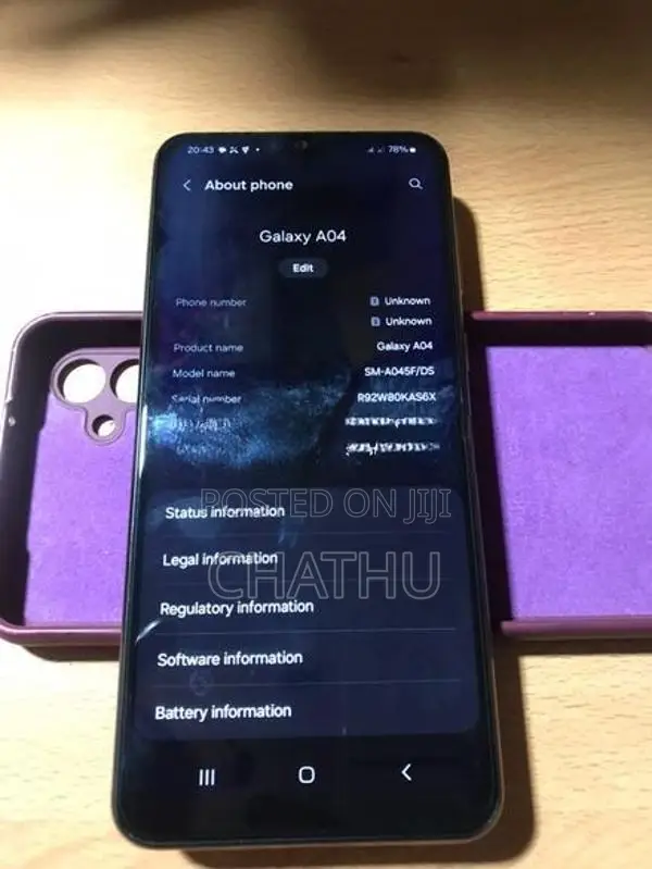 Samsung Galaxy A04 Pink (Used)