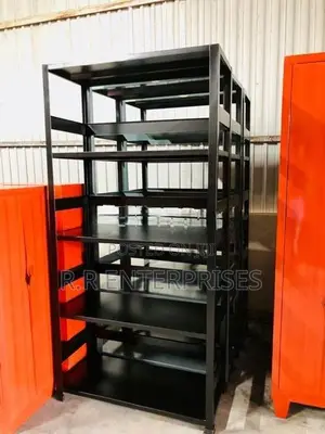 Black Open Steel Rack 6*3 Ft Depth 16 ".