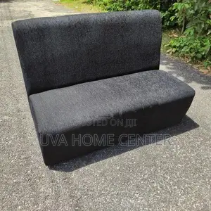 Black 4ft Office Lobby Sofa Chair