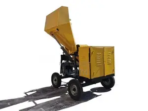 Concrete Mixer with Self Loading Hopper