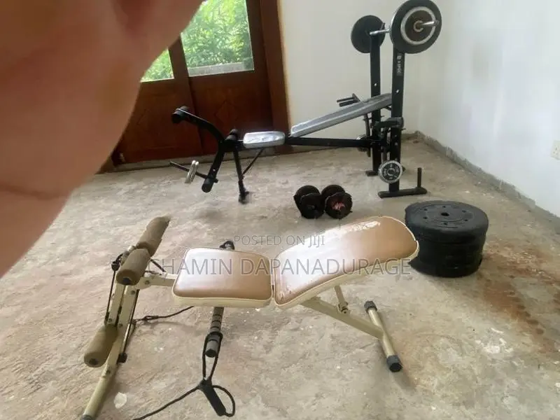 Bench White Belly Fat Burning Machine