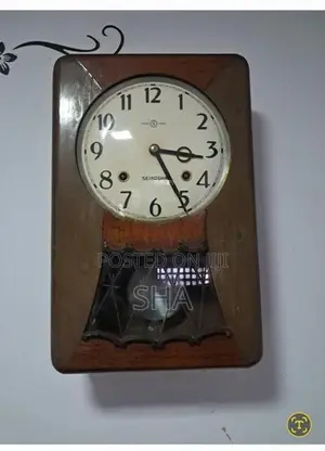 * Antique Seikosha Wall Clock ( By Seiko ) for Sale