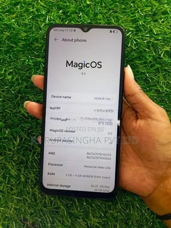Honor X5b 4GB, 64GB (Used)