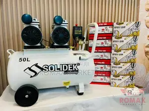 50L Air Compressor SOLIDEC 550W Sound Proof