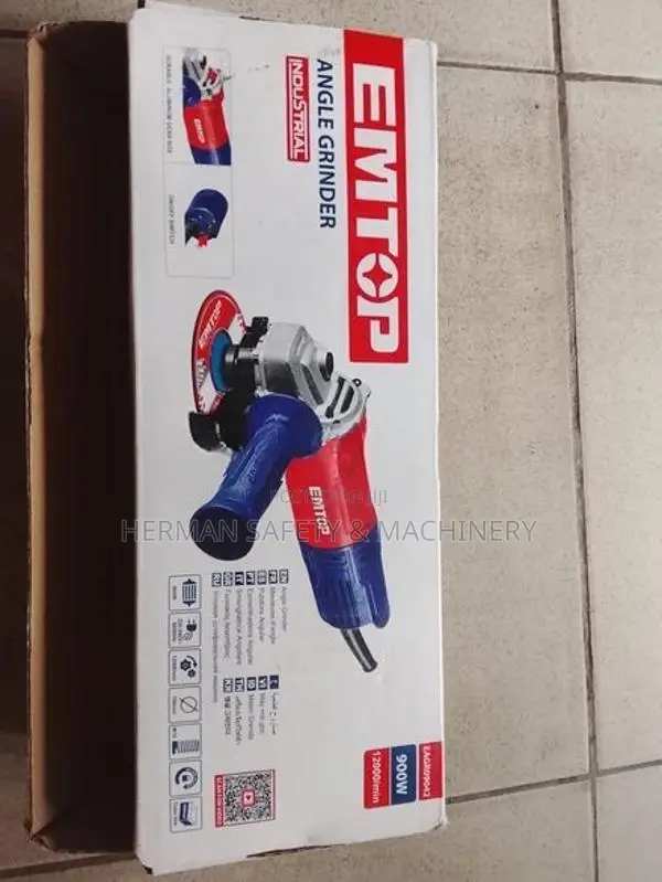 EMTOP EAGR09042 Industrial Angle Grinder – HERMAN PT 0598