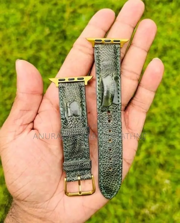 Apple Watch Ostrich Leather Strap