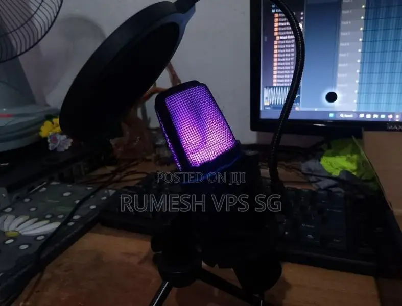 USB RGB Gaming Condencer Microphone