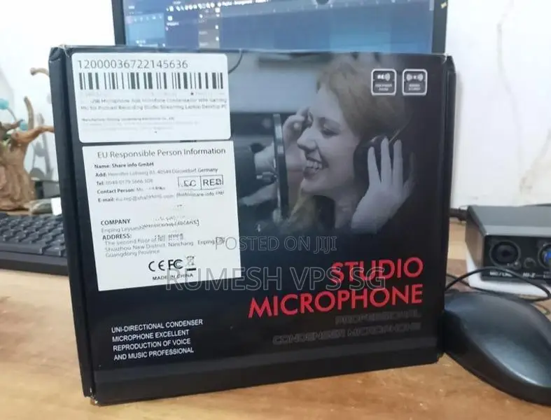 USB RGB Gaming Condencer Microphone